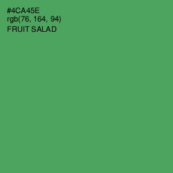 #4CA45E - Fruit Salad Color Image