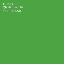 #4CA542 - Fruit Salad Color Image