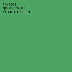 #4CA563 - Chateau Green Color Image