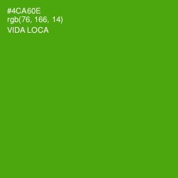 #4CA60E - Vida Loca Color Image