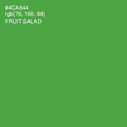 #4CA644 - Fruit Salad Color Image