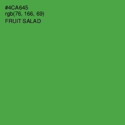 #4CA645 - Fruit Salad Color Image