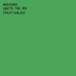 #4CA659 - Fruit Salad Color Image