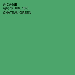 #4CA66B - Chateau Green Color Image