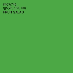 #4CA745 - Fruit Salad Color Image