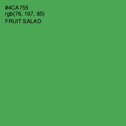 #4CA755 - Fruit Salad Color Image