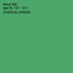 #4CA76B - Chateau Green Color Image