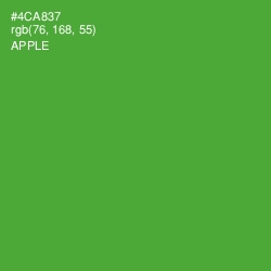 #4CA837 - Apple Color Image