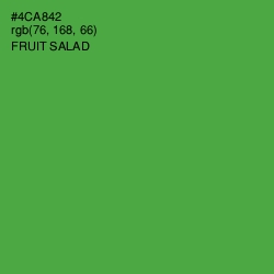 #4CA842 - Fruit Salad Color Image