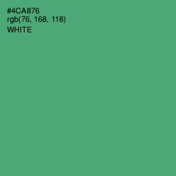 #4CA876 - Ocean Green Color Image