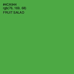 #4CA944 - Fruit Salad Color Image