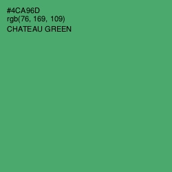 #4CA96D - Chateau Green Color Image