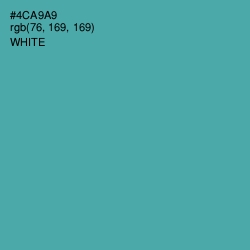 #4CA9A9 - Tradewind Color Image