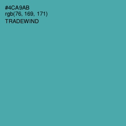 #4CA9AB - Tradewind Color Image