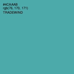 #4CAAAB - Tradewind Color Image