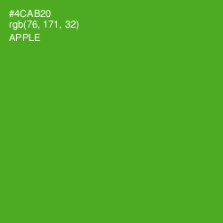 #4CAB20 - Apple Color Image