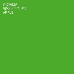 #4CAB2A - Apple Color Image