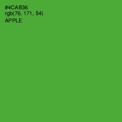 #4CAB36 - Apple Color Image