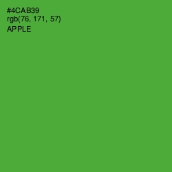 #4CAB39 - Apple Color Image