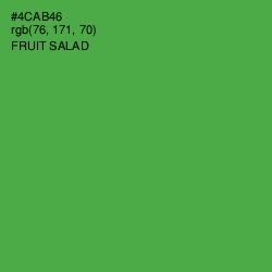 #4CAB46 - Fruit Salad Color Image