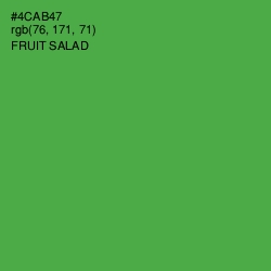 #4CAB47 - Fruit Salad Color Image
