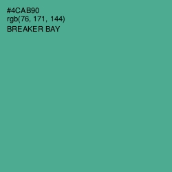 #4CAB90 - Breaker Bay Color Image