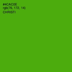 #4CAC0E - Christi Color Image