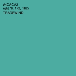 #4CACA2 - Tradewind Color Image