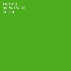 #4CAD1D - Christi Color Image