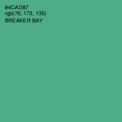 #4CAD87 - Breaker Bay Color Image