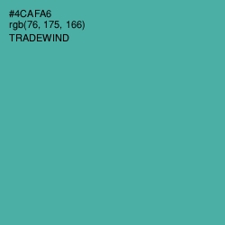 #4CAFA6 - Tradewind Color Image