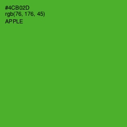 #4CB02D - Apple Color Image