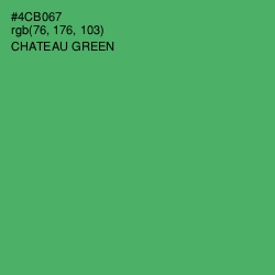 #4CB067 - Chateau Green Color Image