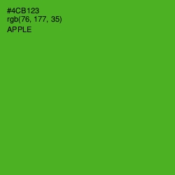 #4CB123 - Apple Color Image