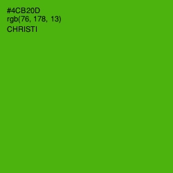 #4CB20D - Christi Color Image