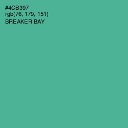 #4CB397 - Breaker Bay Color Image