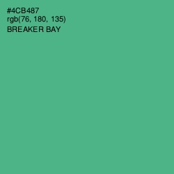 #4CB487 - Breaker Bay Color Image