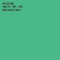 #4CB78B - Breaker Bay Color Image