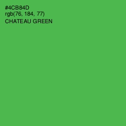 #4CB84D - Chateau Green Color Image