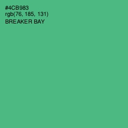 #4CB983 - Breaker Bay Color Image