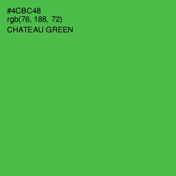 #4CBC48 - Chateau Green Color Image