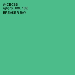 #4CBC8B - Breaker Bay Color Image