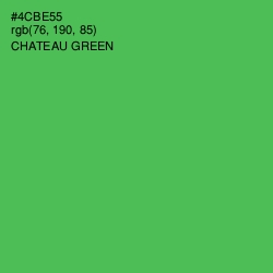 #4CBE55 - Chateau Green Color Image