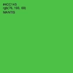 #4CC145 - Mantis Color Image