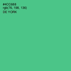 #4CC688 - De York Color Image