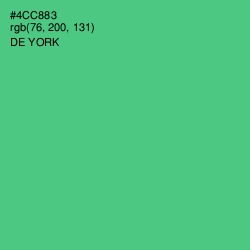 #4CC883 - De York Color Image