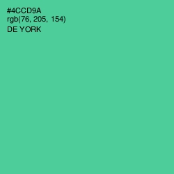 #4CCD9A - De York Color Image