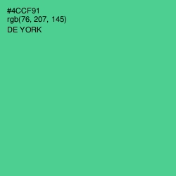 #4CCF91 - De York Color Image
