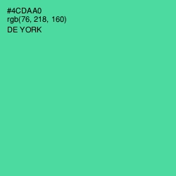 #4CDAA0 - De York Color Image