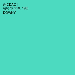 #4CDAC1 - Downy Color Image